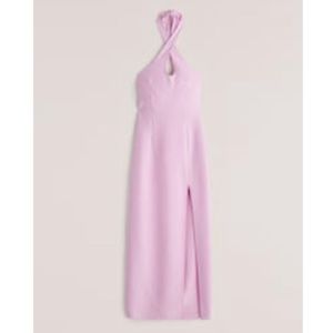 Keyhole Halter Maxi Dress